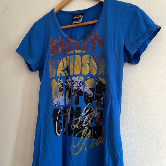 Harley Davidson Shirt / 2013 / Medium / Florida / Lets Ride - Picture 5 of 7